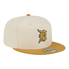 Detroit Tigers 2-Tone Color Pack 9FIFTY Snapback Hat Light Beige/Khaki