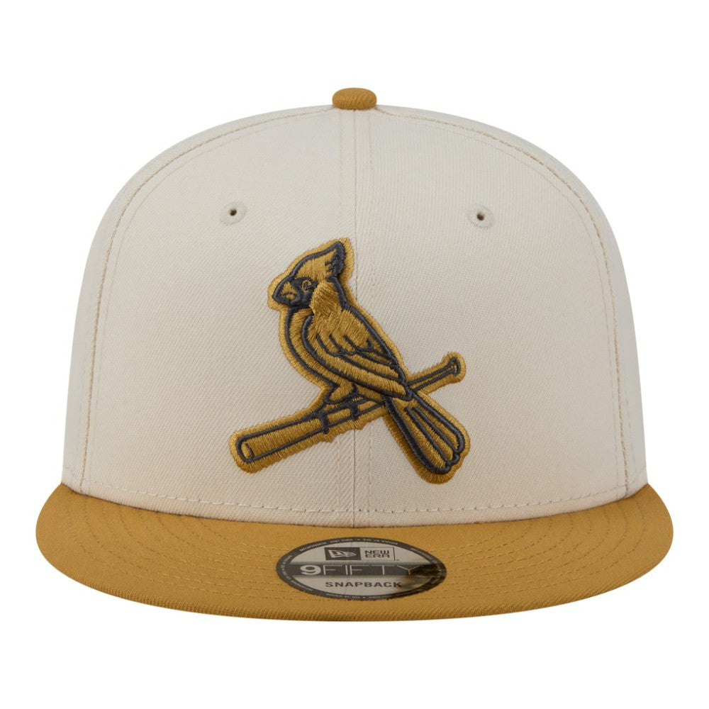 St. Louis Cardinals 2-Tone Color Pack 9FIFTY Snapback Hat Light Beige/Khaki