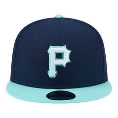 Pittsburgh Pirates Two-Tone Color Pack 9FIFTY Snapback Hat Navy/Turquoise