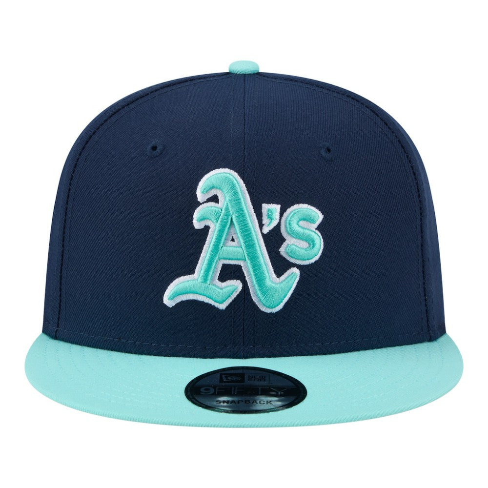 Athletics Two-Tone Color Pack 9FIFTY Snapback Hat Navy/Turquoise