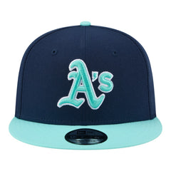 Athletics Two-Tone Color Pack 9FIFTY Snapback Hat Navy/Turquoise