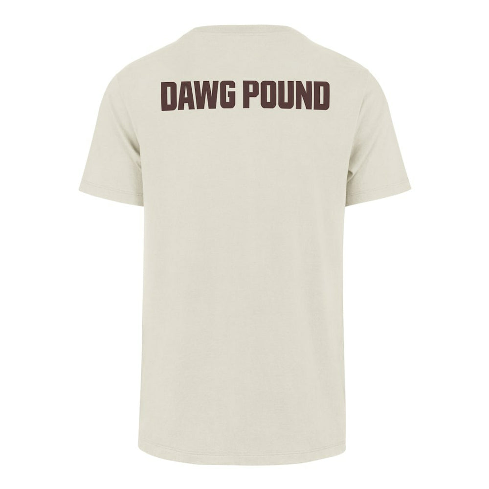 Cleveland Browns '47 Dawg Pound XL Backer Franklin T-Shirt - Cream on sale