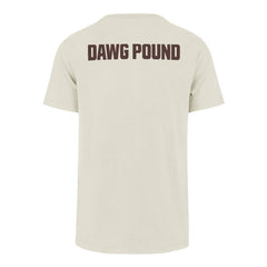 Cleveland Browns '47 Dawg Pound XL Backer Franklin T-Shirt - Cream on sale