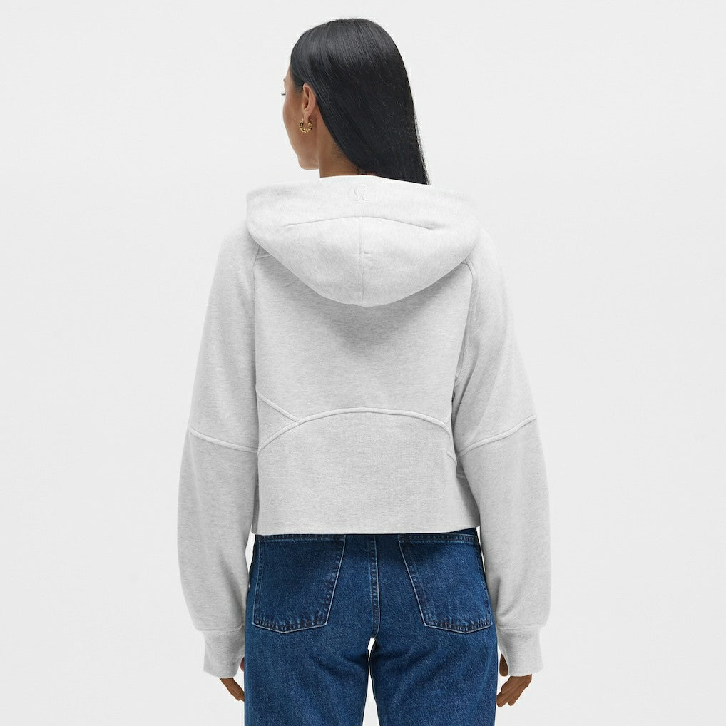 Washington Commanders lululemon Women's Scuba Oversized Half-Zip Hoodie - Heathered Core Ultra Light Grey cheap