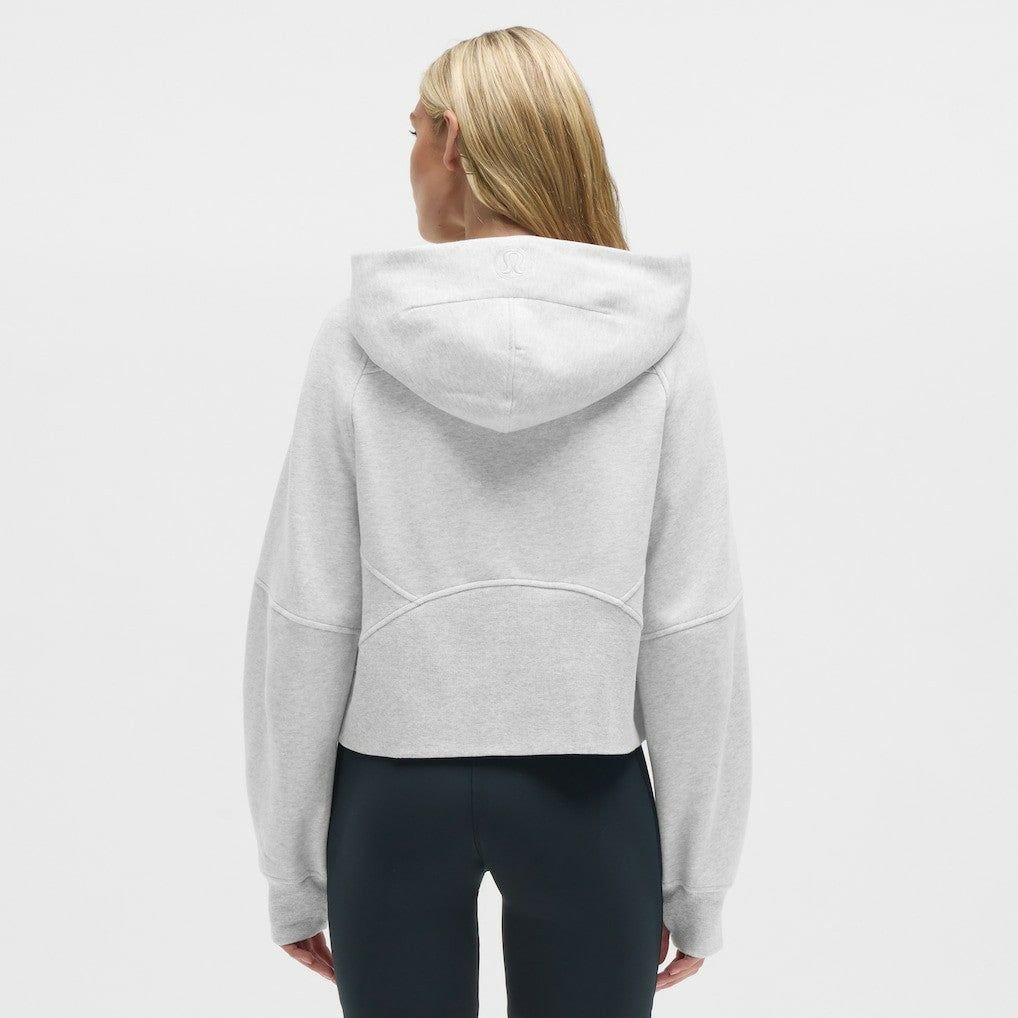 Arizona Cardinals lululemon Women's Scuba Oversized Half-Zip Hoodie - Heathered Core Ultra Light Grey discount