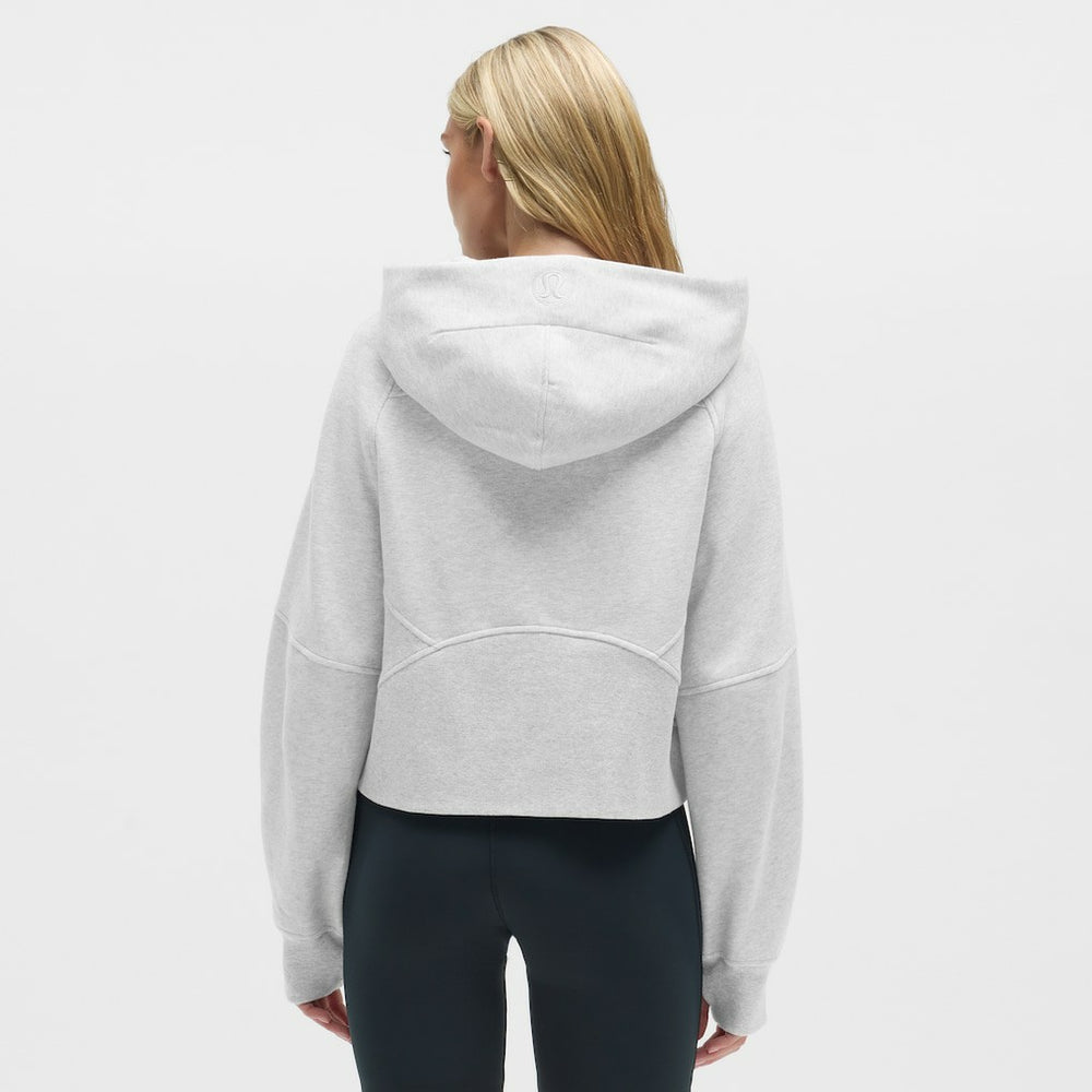 Cleveland Browns lululemon Women's Scuba Oversized Half-Zip Hoodie - Heathered Core Ultra Light Grey cheap