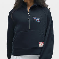 Tennessee Titans lululemon Women's Scuba Oversized Half-Zip Hoodie - True Navy on sale