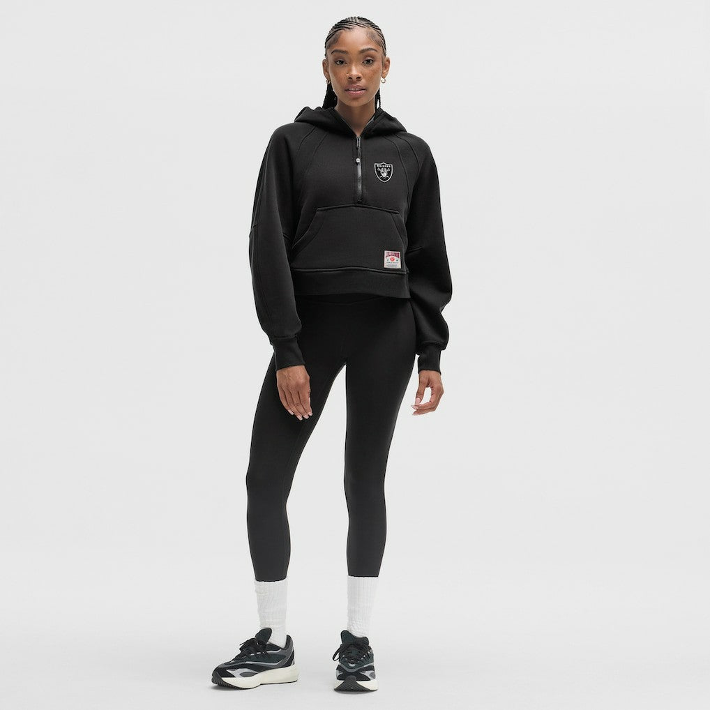 Las Vegas Raiders lululemon Women's Scuba Oversized Half-Zip Hoodie - Black discount