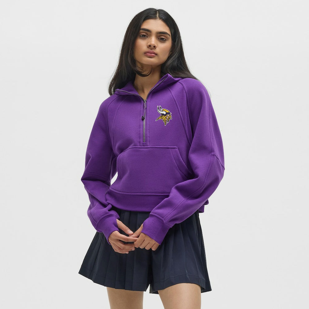 Minnesota Vikings lululemon Women's Scuba Oversized Half-Zip Hoodie - College Purple online