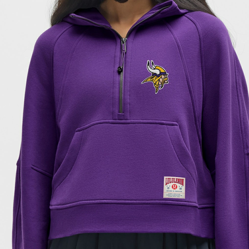 Minnesota Vikings lululemon Women's Scuba Oversized Half-Zip Hoodie - College Purple online