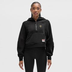 New Orleans Saints lululemon Women's Scuba Oversized Half-Zip Hoodie - Black cheap