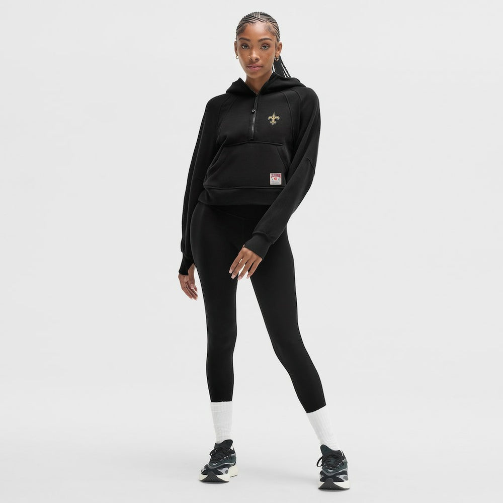 New Orleans Saints lululemon Women's Scuba Oversized Half-Zip Hoodie - Black cheap