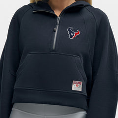 Houston Texans lululemon Women's Scuba Oversized Half-Zip Hoodie - True Navy online