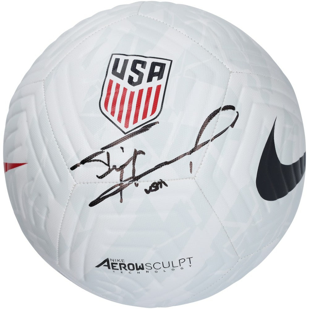 Tim Howard USMNT Autographed Logo Soccer Ball