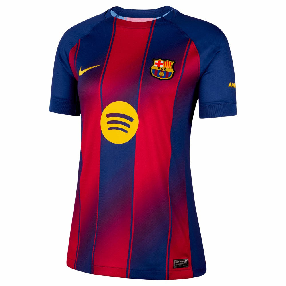 Frenkie de Jong Barcelona Women's 2025/26 Home Replica Jersey - Navy sale