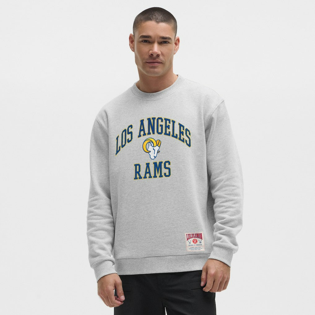 Los Angeles Rams lululemon Steady State Sweatshirt - Heathered Silver Drop outlet