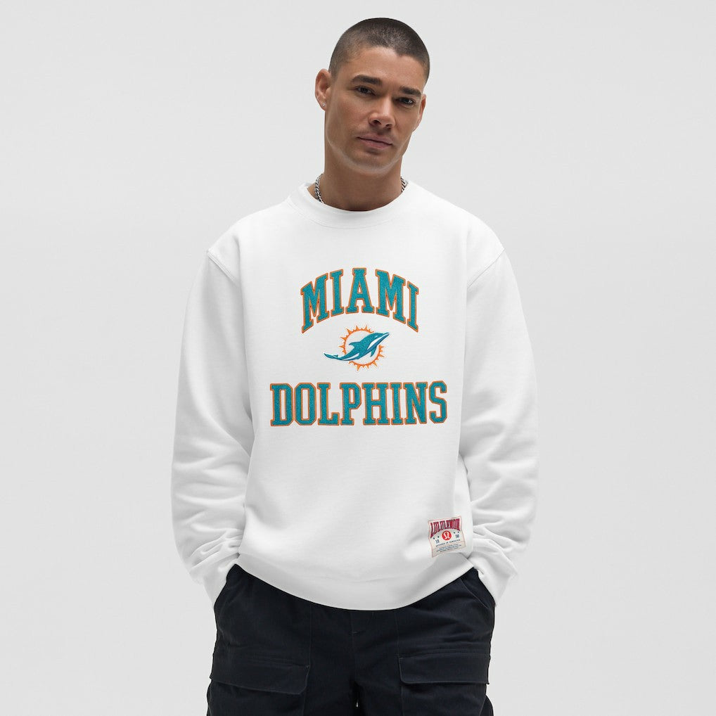 Miami Dolphins lululemon Steady State Sweatshirt - White for sale