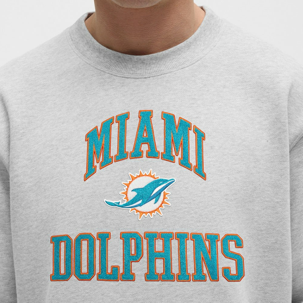 Miami Dolphins lululemon Steady State Sweatshirt - Heathered Silver Drop discount