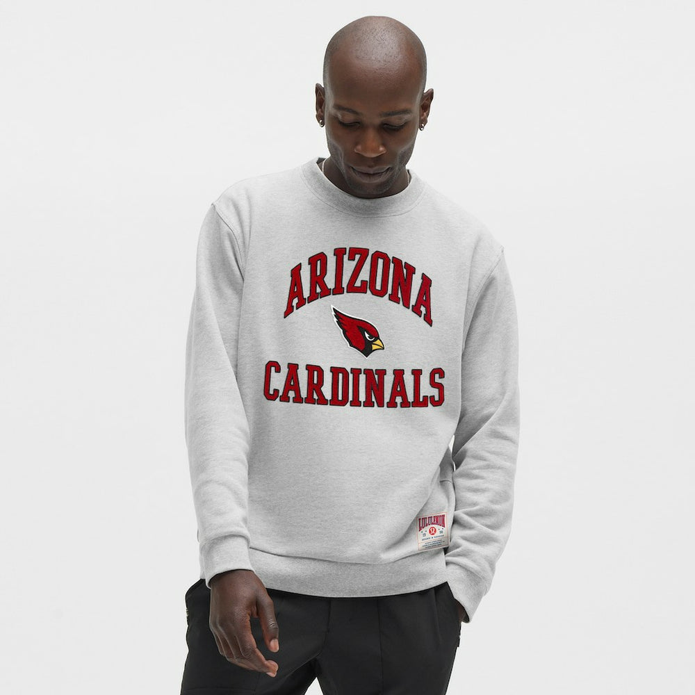 Arizona Cardinals lululemon Steady State Sweatshirt - Heathered Silver Drop outlet