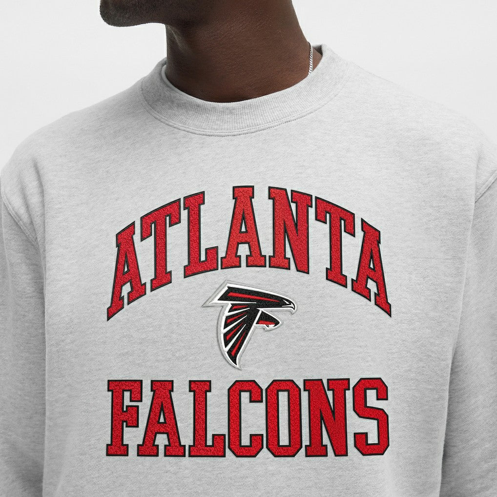 Atlanta Falcons lululemon Steady State Sweatshirt - Heathered Silver Drop cheap