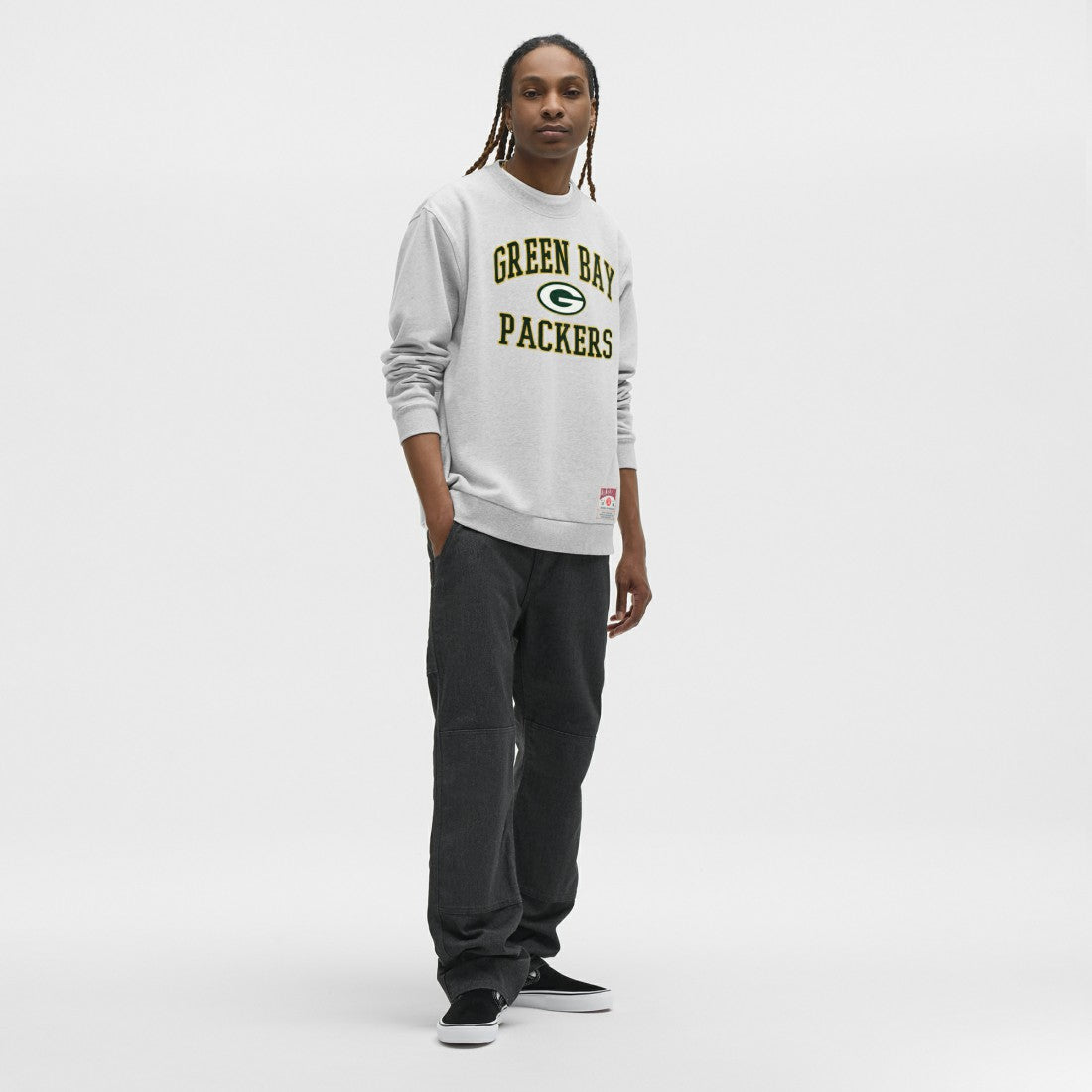 Green Bay Packers lululemon Steady State Sweatshirt - Heathered Silver Drop for sale