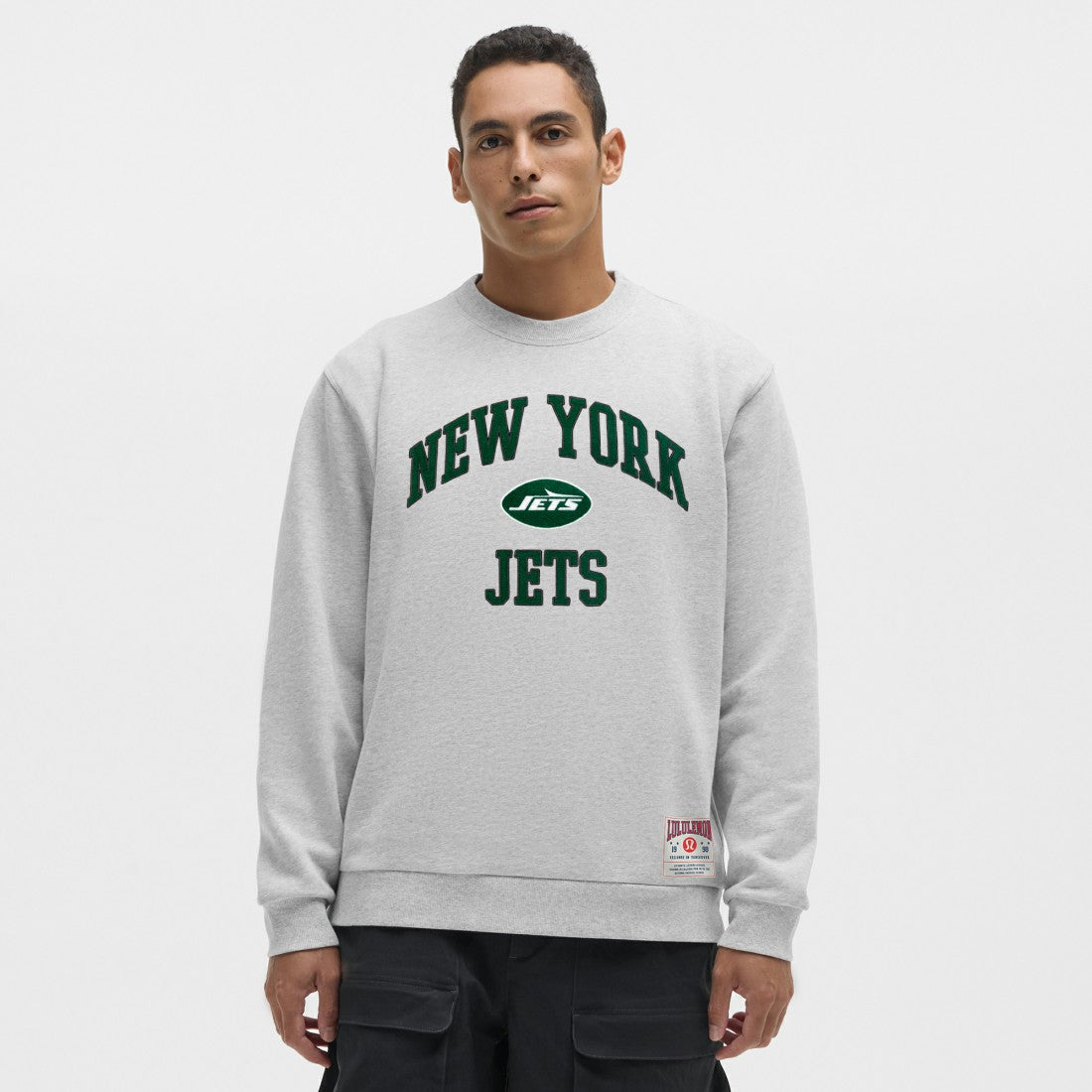 New York Jets lululemon Steady State Sweatshirt - Heathered Silver Drop for sale