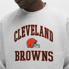 Cleveland Browns lululemon Steady State Sweatshirt - Heathered Silver Drop discount