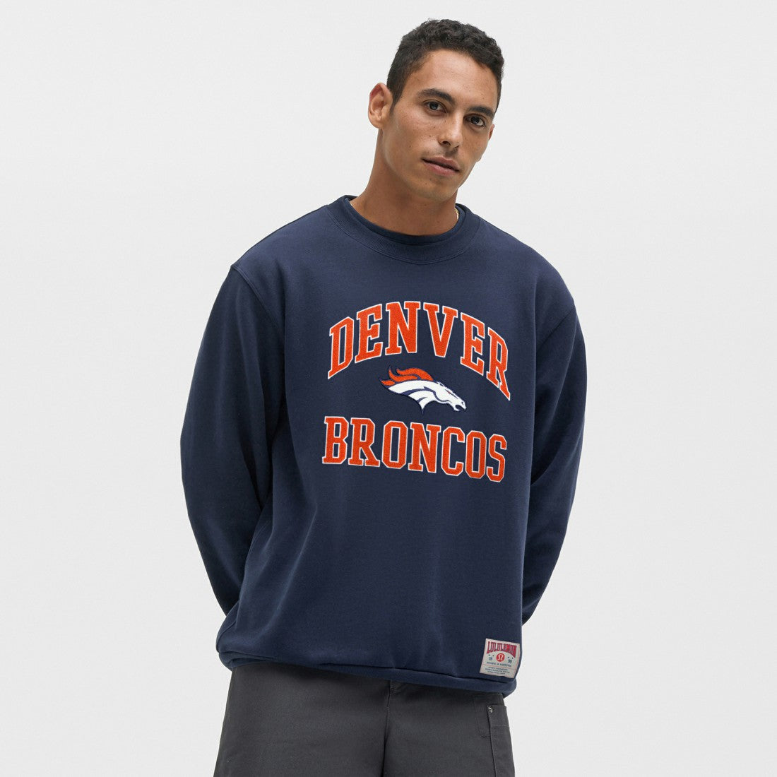 Denver Broncos lululemon Steady State Sweatshirt - Club Blue cheap