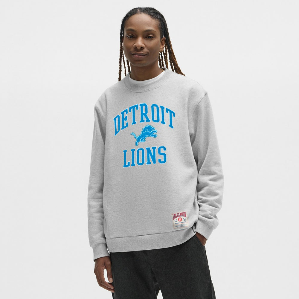 Detroit Lions lululemon Steady State Sweatshirt - Heathered Silver Drop on sale