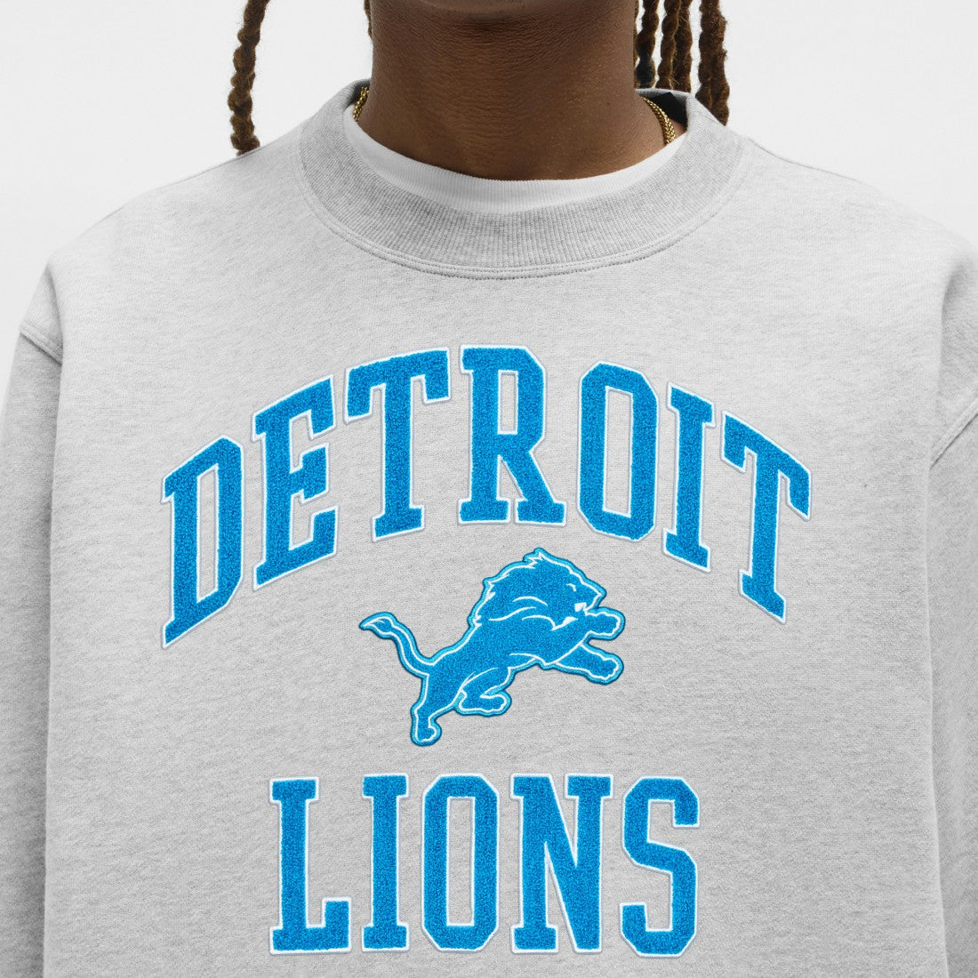 Detroit Lions lululemon Steady State Sweatshirt - Heathered Silver Drop on sale