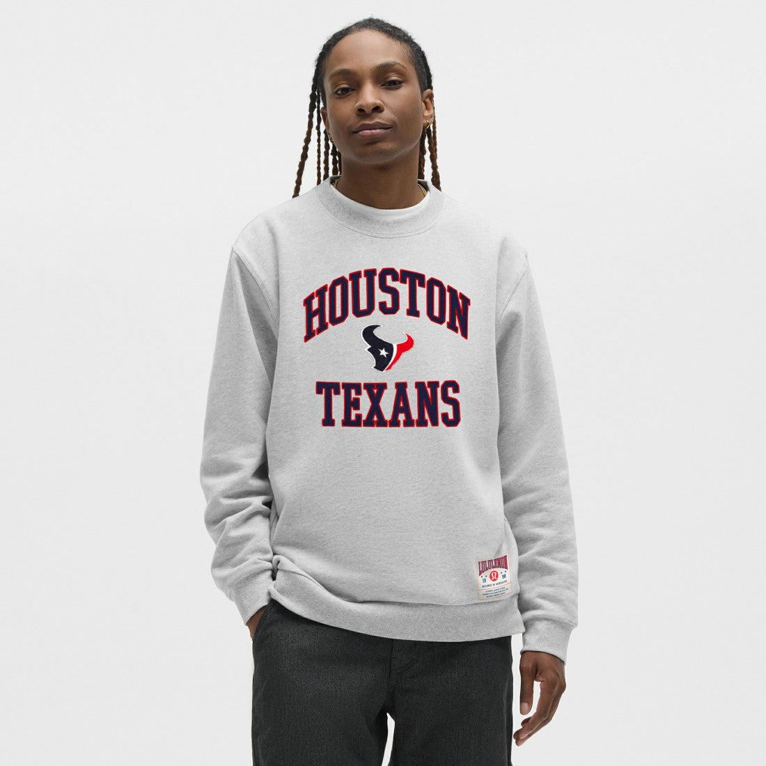 Houston Texans lululemon Steady State Sweatshirt - Heathered Silver Drop discount