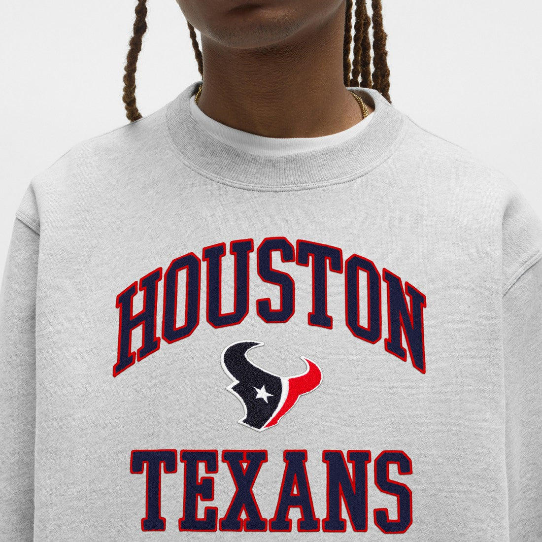 Houston Texans lululemon Steady State Sweatshirt - Heathered Silver Drop discount