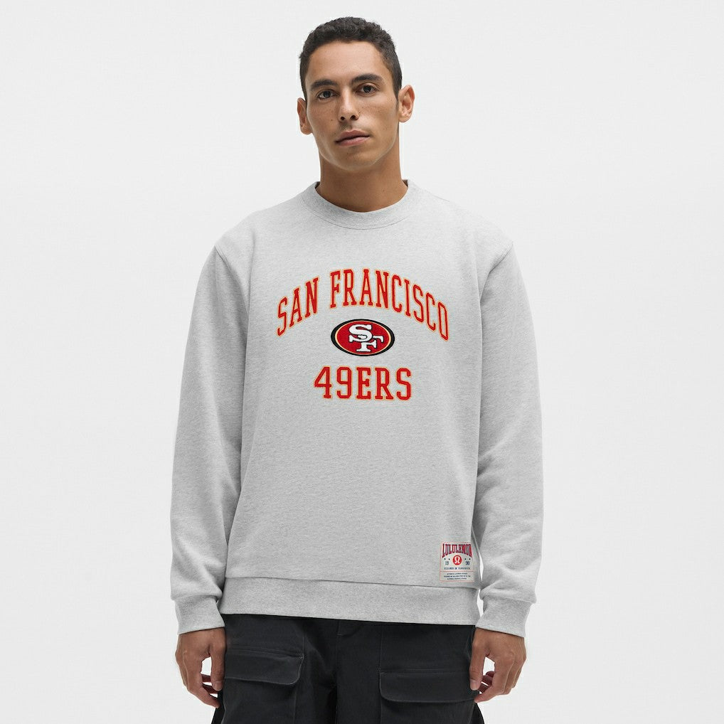 San Francisco 49ers lululemon Steady State Sweatshirt - Heathered Silver Drop discount