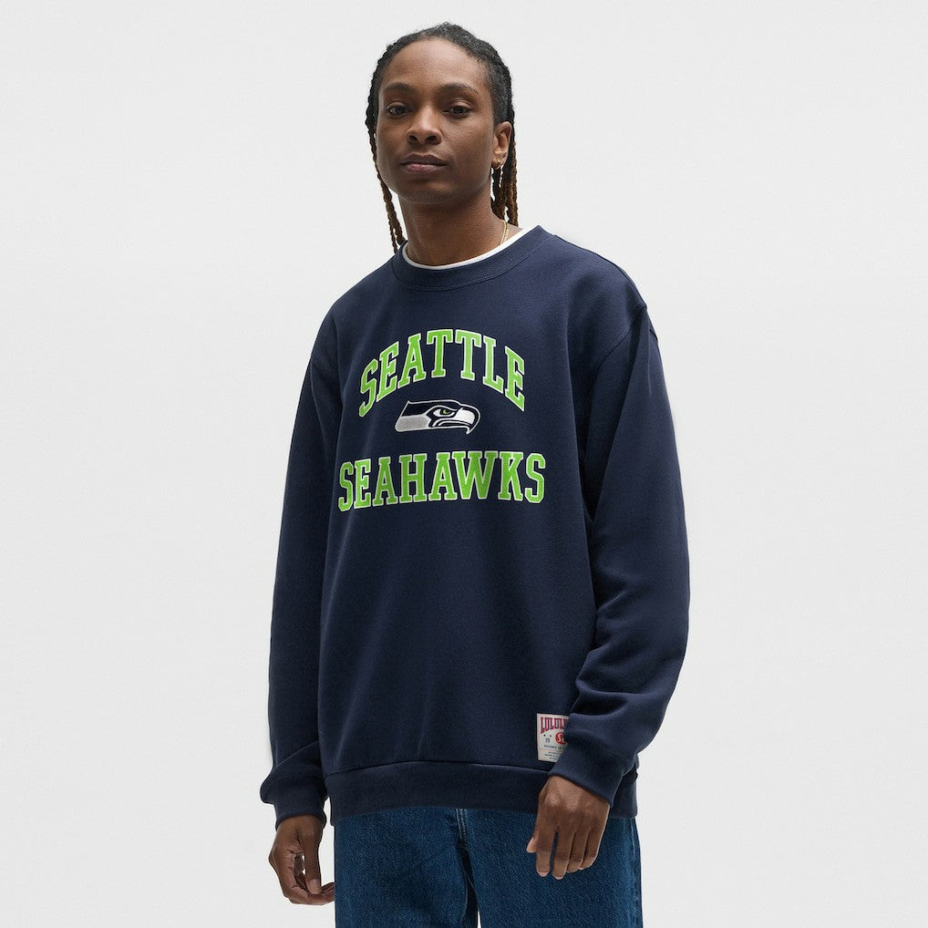 Seattle Seahawks lululemon Steady State Sweatshirt - Club Blue for sale