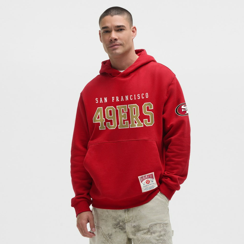 San Francisco 49ers lululemon Steady State Pullover Hoodie - College Crimson cheap