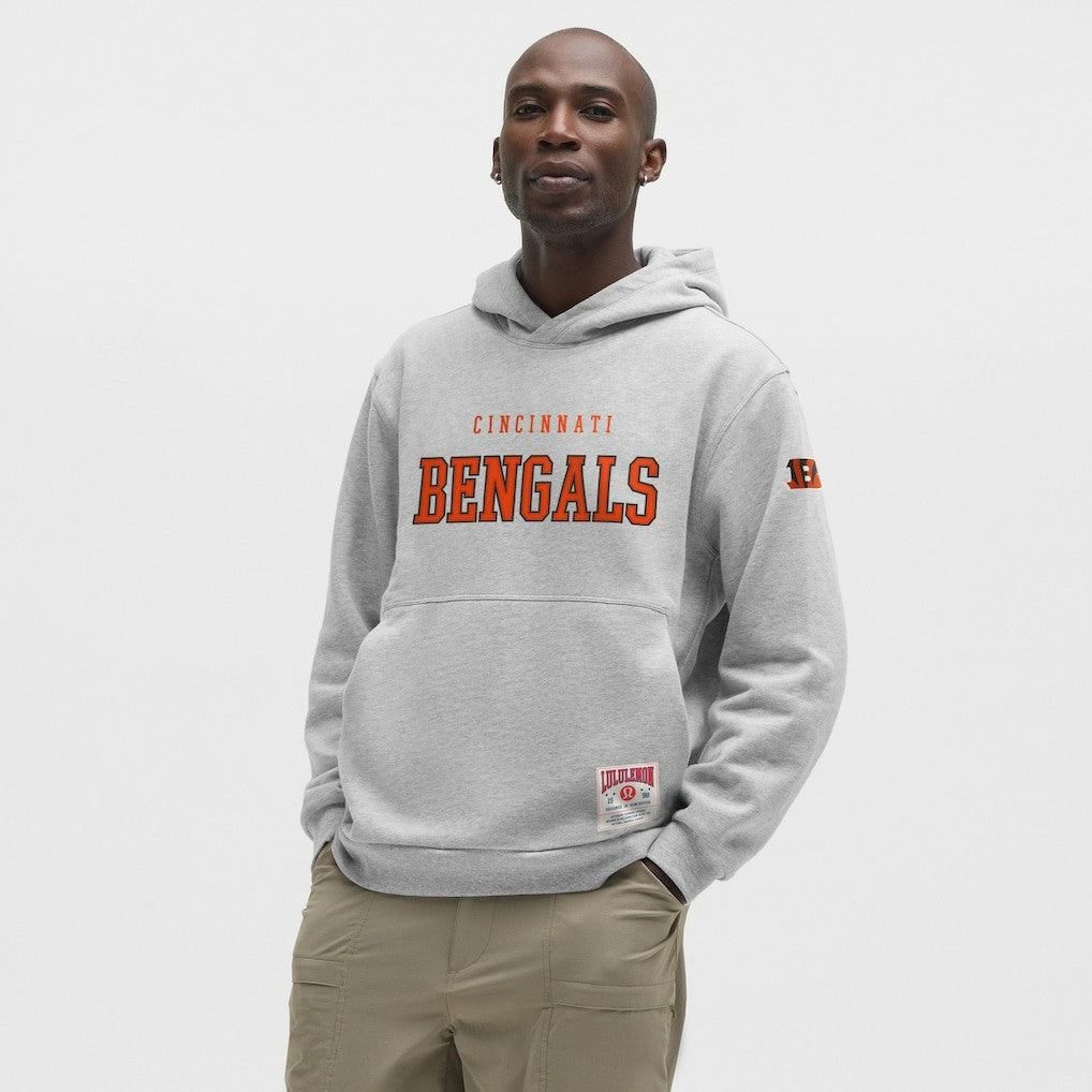Cincinnati Bengals lululemon Steady State Pullover Hoodie - Heathered Silver Drop cheap