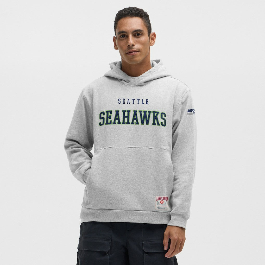 Seattle Seahawks lululemon Steady State Pullover Hoodie - Heathered Silver Drop cheap