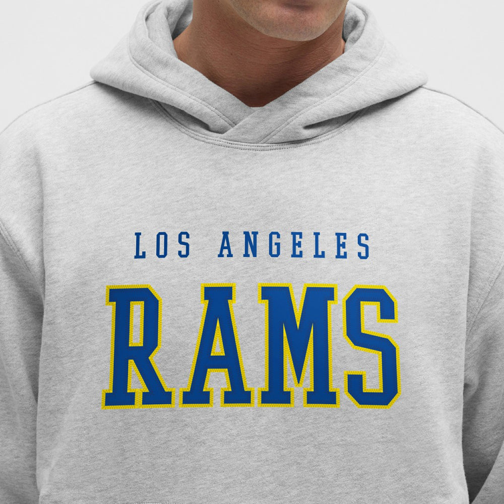 Los Angeles Rams lululemon Steady State Pullover Hoodie - Heathered Silver Drop for sale