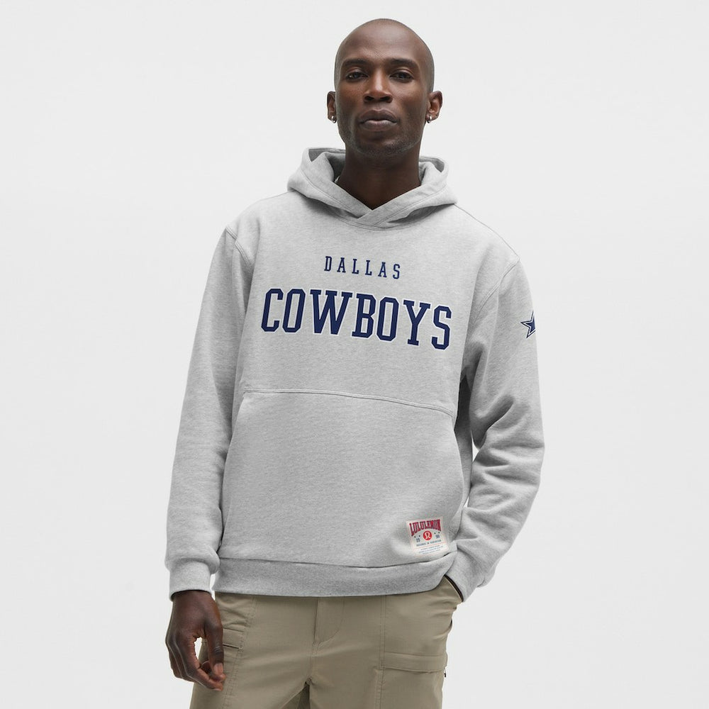 Dallas Cowboys lululemon Steady State Pullover Hoodie - Heathered Silver Drop for sale
