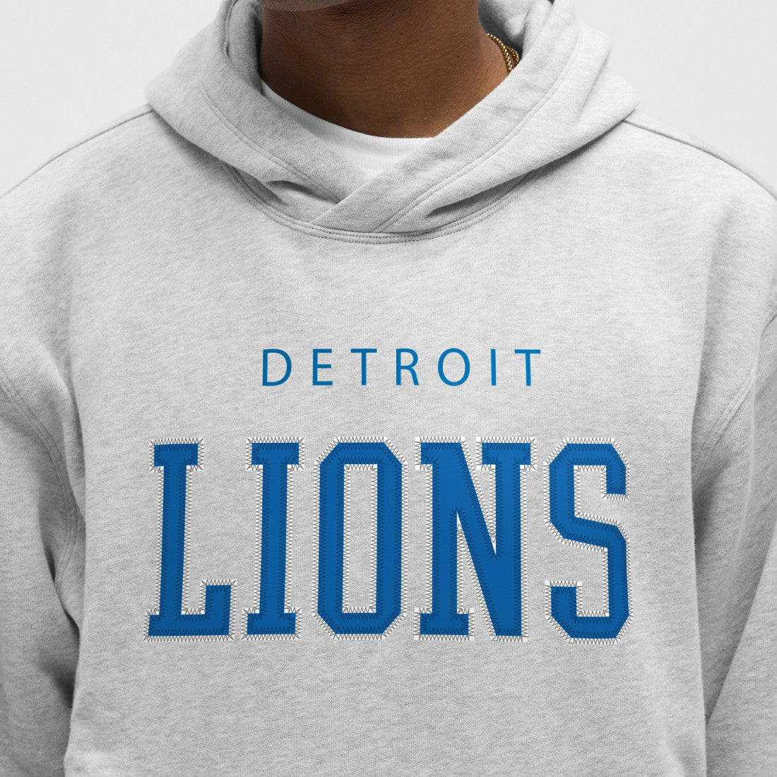 Detroit Lions lululemon Steady State Pullover Hoodie - Heathered Silver Drop sale