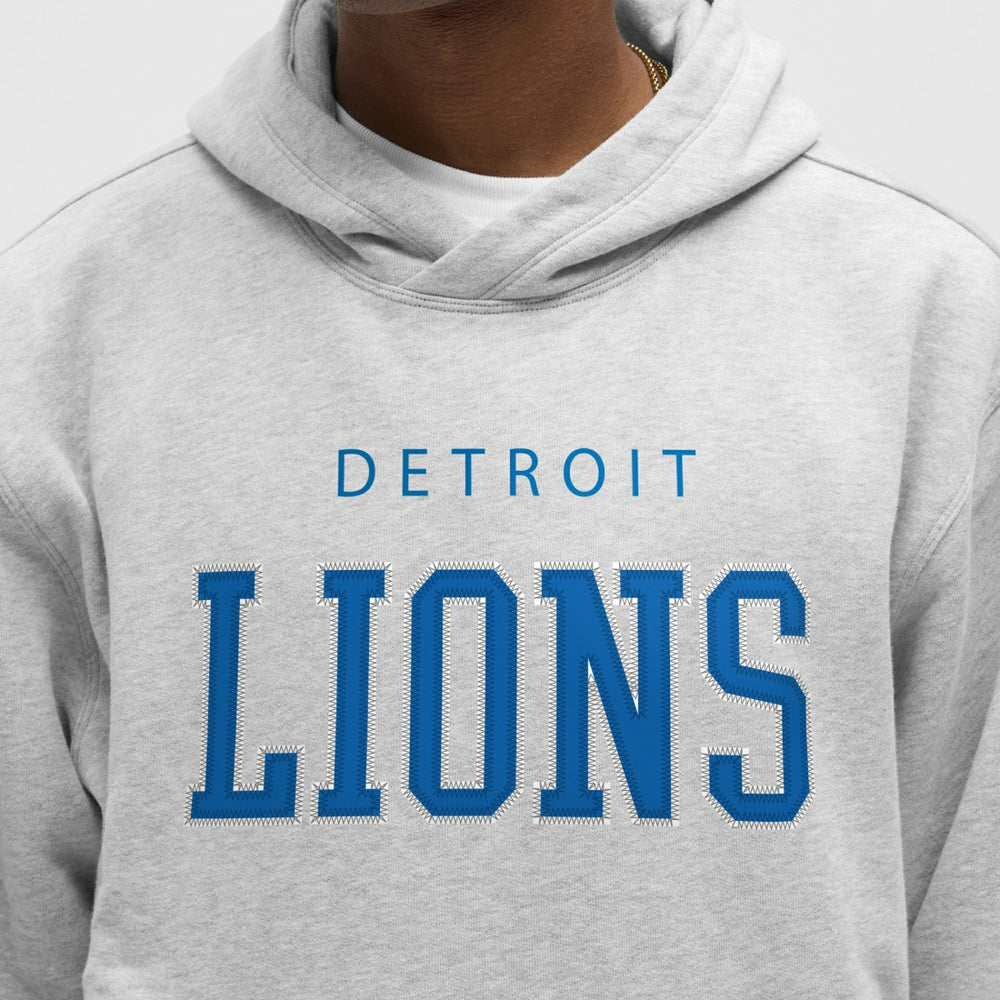 Detroit Lions lululemon Steady State Pullover Hoodie - Heathered Silver Drop sale