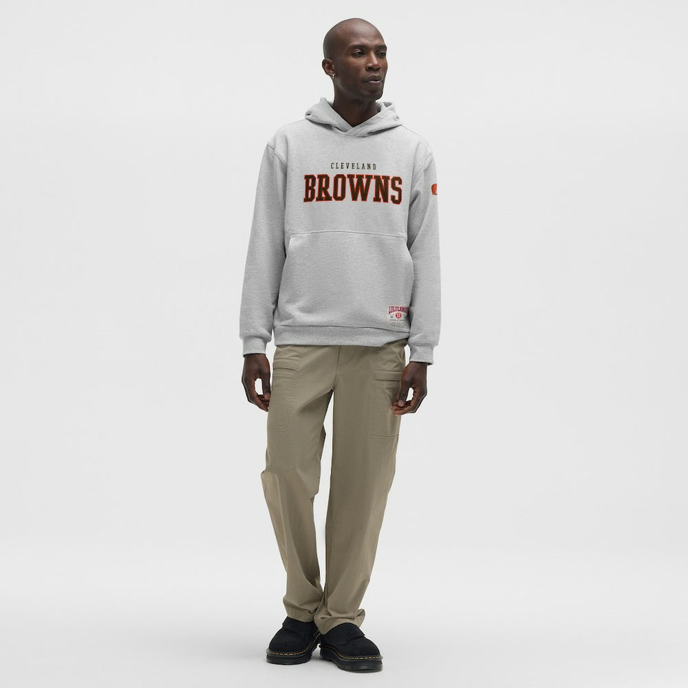Cleveland Browns lululemon Steady State Pullover Hoodie - Heathered Silver Drop on sale