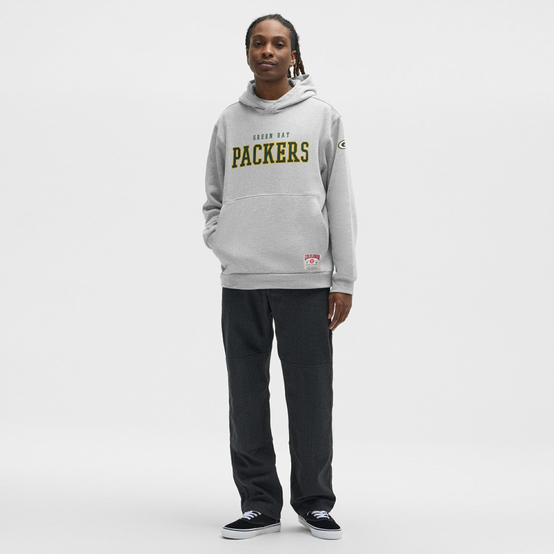 Green Bay Packers lululemon Steady State Pullover Hoodie - Heathered Silver Drop for sale