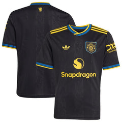 Manchester United Youth 2025/26 Third Replica Jersey - Black on sale