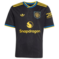 Manchester United Youth 2025/26 Third Replica Jersey - Black on sale