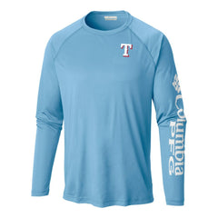 Texas Rangers Terminal Tackle Long Sleeve Shirt Light Blue