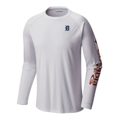Detroit Tigers Terminal Tackle Long Sleeve Shirt White