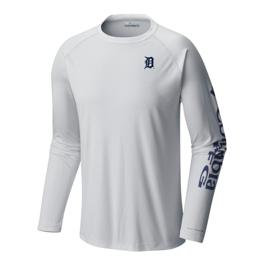 Detroit Tigers Terminal Tackle Long Sleeve Shirt White