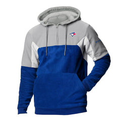 Toronto Blue Jays Men's Lodge Fleece Quarter-Zip Hoodie Royal