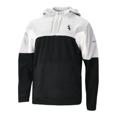 Chicago White Sox Men's Lodge Fleece Quarter-Zip Hoodie Black